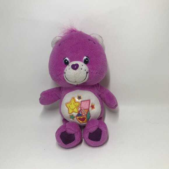 Care Bears Purple Surprise Bear Jack in the Box Plush Stuffed Animal Small - Picture 2 of 3
